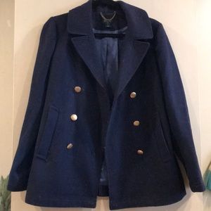 J. Crew Navy Wool Peacoat